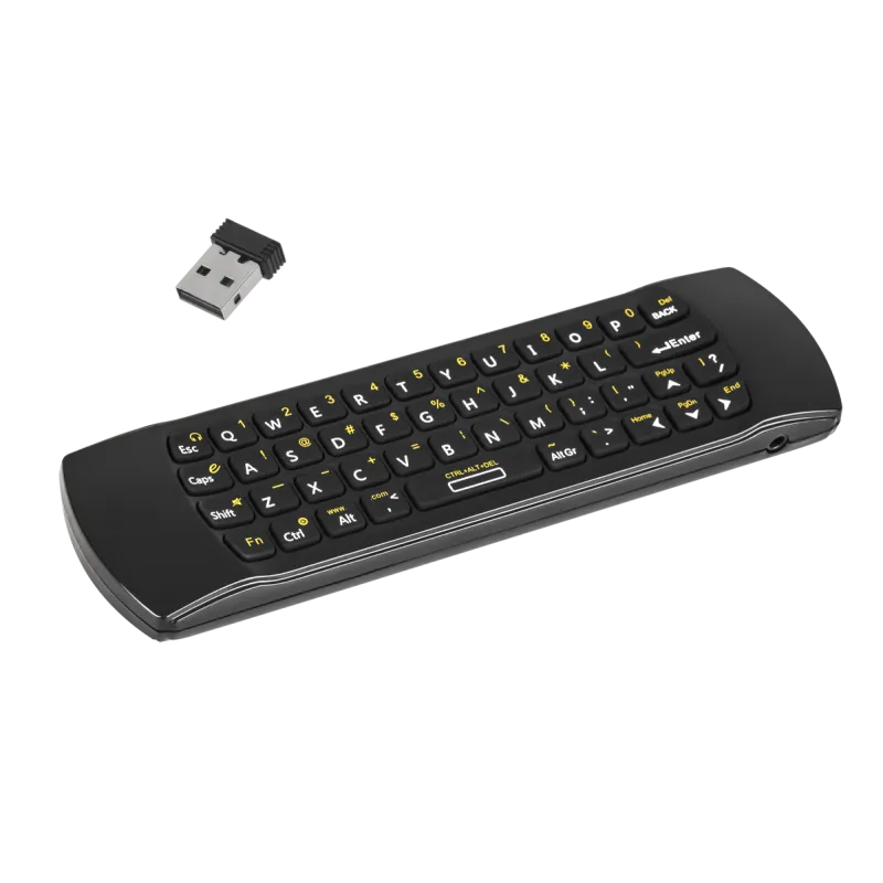 Klawiatura bezprzewodowa QUER z AIRMOUSE m.in. do Smart TV Android Dongle Klawiatura bezprzewodowa QUER z AIRMOUSE m.in. do Smart TV Android Dongle