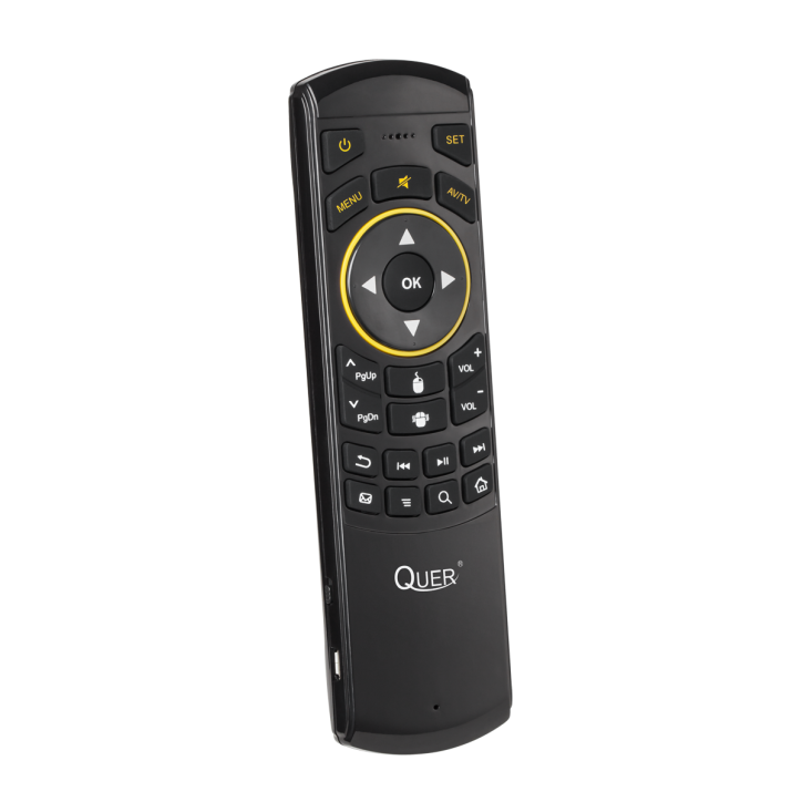 Klawiatura bezprzewodowa QUER z AIRMOUSE m.in. do Smart TV Android Dongle Klawiatura bezprzewodowa QUER z AIRMOUSE m.in. do Smart TV Android Dongle