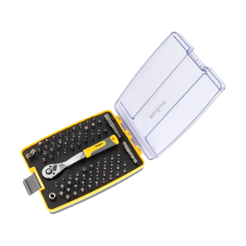 Klucz grzechotka + 80 bitów zestaw Rebel Klucz grzechotka + 80 bitów zestaw Rebel