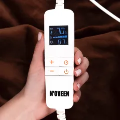 Koc elektryczny N'OVEEN EB655 BROWN 180 x 130 cm