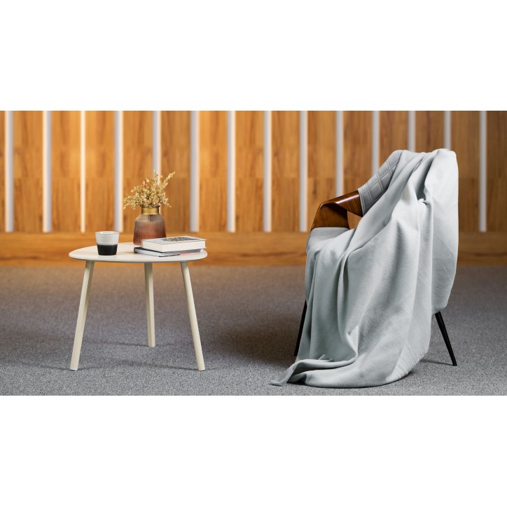 Koc polarowy 130x150 cm TEESA - szary Koc polarowy 130x150 cm TEESA - szary