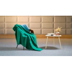 Koc polarowy 130x150 cm TEESA - zielony