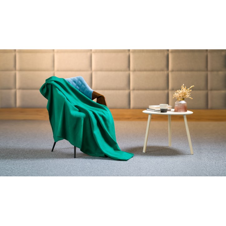 Koc polarowy 130x150 cm TEESA - zielony Koc polarowy 130x150 cm TEESA - zielony