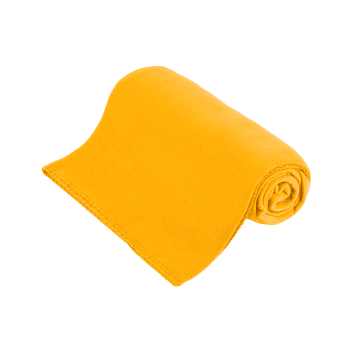 Koc polarowy 130x150 cm TEESA - żółty Koc polarowy 130x150 cm TEESA - żółty