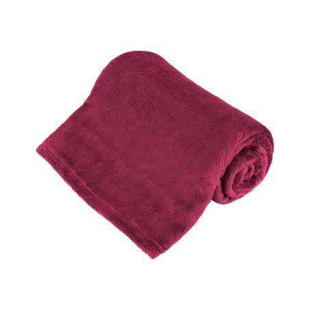 Koc polarowy 150x200 cm TEESA - amarantowy