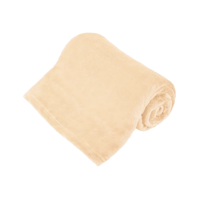 Koc polarowy 150x200 cm TEESA - kremowy