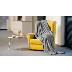 Koc polarowy 150x200 cm TEESA - szary