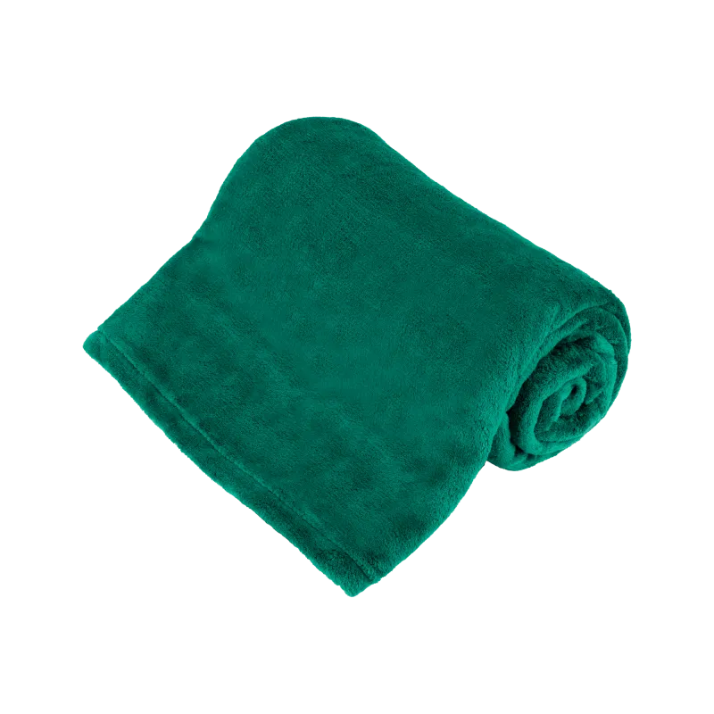 Koc polarowy 150x200 cm TEESA - zielony Koc polarowy 150x200 cm TEESA - zielony