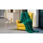 Koc polarowy 150x200 cm TEESA - zielony Koc polarowy 150x200 cm TEESA - zielony