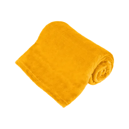 Koc polarowy 150x200 cm TEESA - żółty
