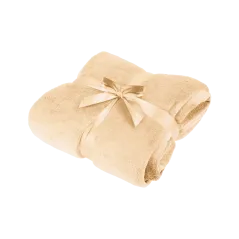 Koc polarowy 200x220 cm TEESA - kremowy