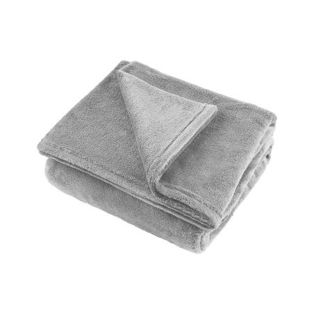 Koc polarowy 200x220 cm TEESA - szary