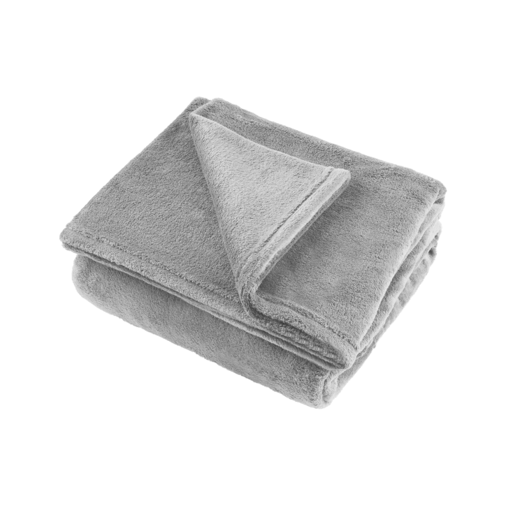 Koc polarowy 200x220 cm TEESA - szary Koc polarowy 200x220 cm TEESA - szary
