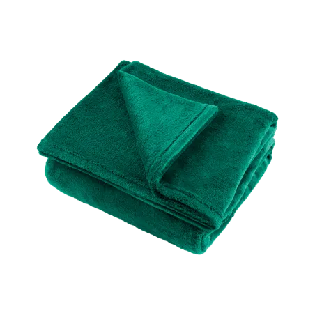Koc polarowy 200x220 cm TEESA - zielony
