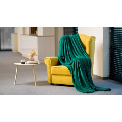 Koc polarowy 200x220 cm TEESA - zielony