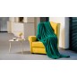 Koc polarowy 200x220 cm TEESA - zielony Koc polarowy 200x220 cm TEESA - zielony
