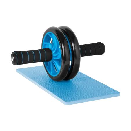 Kółko podwójne, roller do ćwiczeń mięśni brzucha AB Wheel AB-2 , REBEL ACTIVE