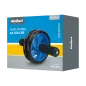 Kółko podwójne, roller do ćwiczeń mięśni brzucha AB Wheel AB-2 , REBEL ACTIVE Kółko podwójne, roller do ćwiczeń mięśni brzucha AB Wheel AB-2 , REBEL ACTIVE