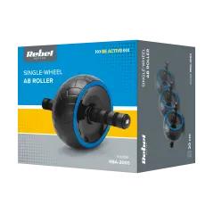 Kółko pojedyńcze, roller do ćwiczeń mięśni brzucha AB Wheel AB-1 , REBEL ACTIVE