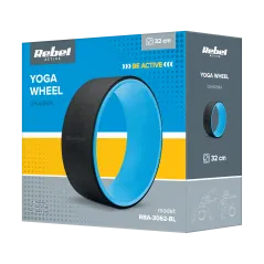 Koło do jogi Dharma, czarno-niebieskie, REBEL ACTIVE