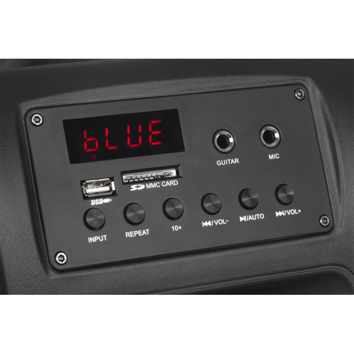 Kolumna aktywna (z 2 mikrofonami bezprzewodowymi, SD, Bluetooth, USB) 40Watt Kolumna aktywna (z 2 mikrofonami bezprzewodowymi, SD, Bluetooth, USB) 40Watt