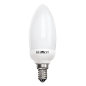 Kompaktowa lampa fluorescencyjna świeca 7W E14, 2700K