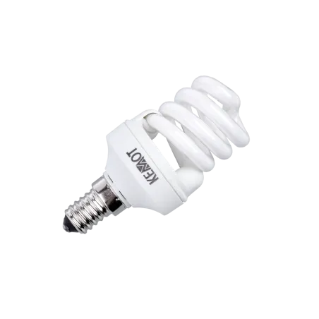 Kompaktowa lampa fluorescencyjna (Świetlówka) mini spirala, 8W, E14, 2700K