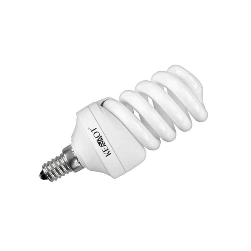 Kompaktowa lampa fluorescencyjna (świetlówka) spirala,15W E14, 2700K