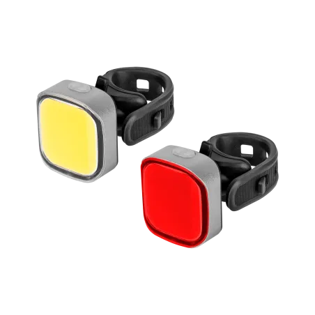 Komplet świateł do roweru ( z przewodem USB)