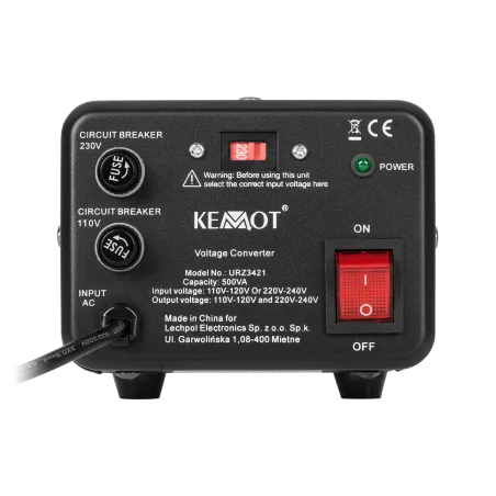 Konwerter napięcia KEMOT 400 W / 500 VA