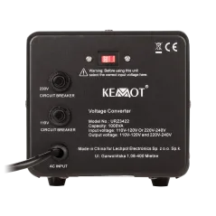 Konwerter napięcia KEMOT 800 W / 1000 VA