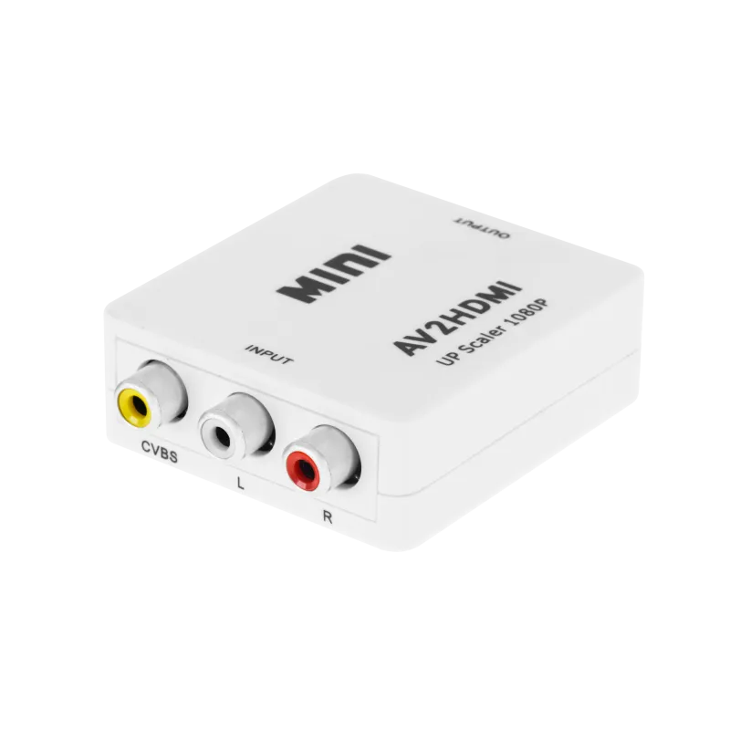 Konwerter sygnału gniazdo AV - CHINCH CVBS + AUDIO - gniazdo HDMI Konwerter sygnału gniazdo AV - CHINCH CVBS + AUDIO - gniazdo HDMI