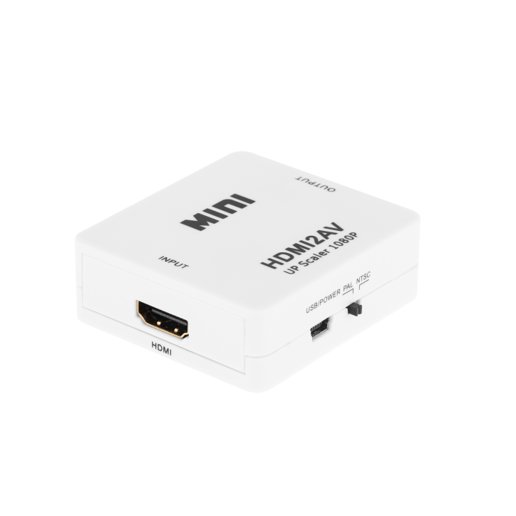 Konwerter sygnału gniazdo HDMI - gniazdo AV - CHINCH CVBS + AUDIO Konwerter sygnału gniazdo HDMI - gniazdo AV - CHINCH CVBS + AUDIO