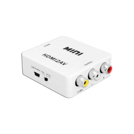 Konwerter sygnału gniazdo HDMI - gniazdo AV - CHINCH CVBS + AUDIO LXHD129
