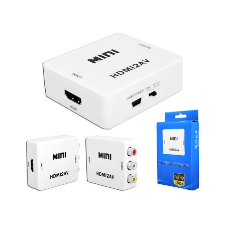 Konwerter sygnału gniazdo HDMI - gniazdo AV - CHINCH CVBS + AUDIO LXHD129