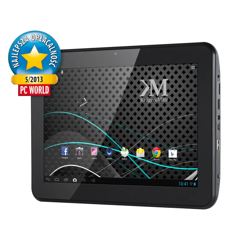 Kruger&Matz Tablet 10,1" Android 4.1 (Dual Core RK3066 Cortex A9, IPS 1280x800, Quad Core Mali 400, 8Gb)