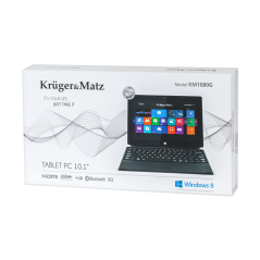 Kruger&Matz Tablet 10,1" Windows 8.1 z klawiaturą z wbudowanym modemem 3G