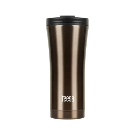 Kubek termiczny TEESA 500ml dark brown