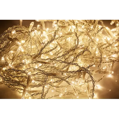 Kurtyna świetlna 5m (330LED), kolor ciepły biały, IP44