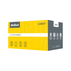 Kurtyna świetlna 5m (330LED), kolor ciepły biały, IP44