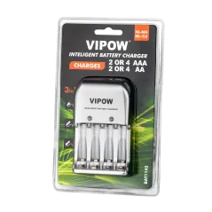 Ładowarka do akumulatorków VIPOW 3w1 PFC001 4xAA 4xAAA