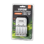 Ładowarka do akumulatorków VIPOW 3w1 PFC001 4xAA 4xAAA Ładowarka do akumulatorków VIPOW 3w1 PFC001 4xAA 4xAAA