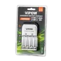 Ładowarka do akumulatorków VIPOW 3w1 PFC001 4xAA 4xAAA Ładowarka do akumulatorków VIPOW 3w1 PFC001 4xAA 4xAAA
