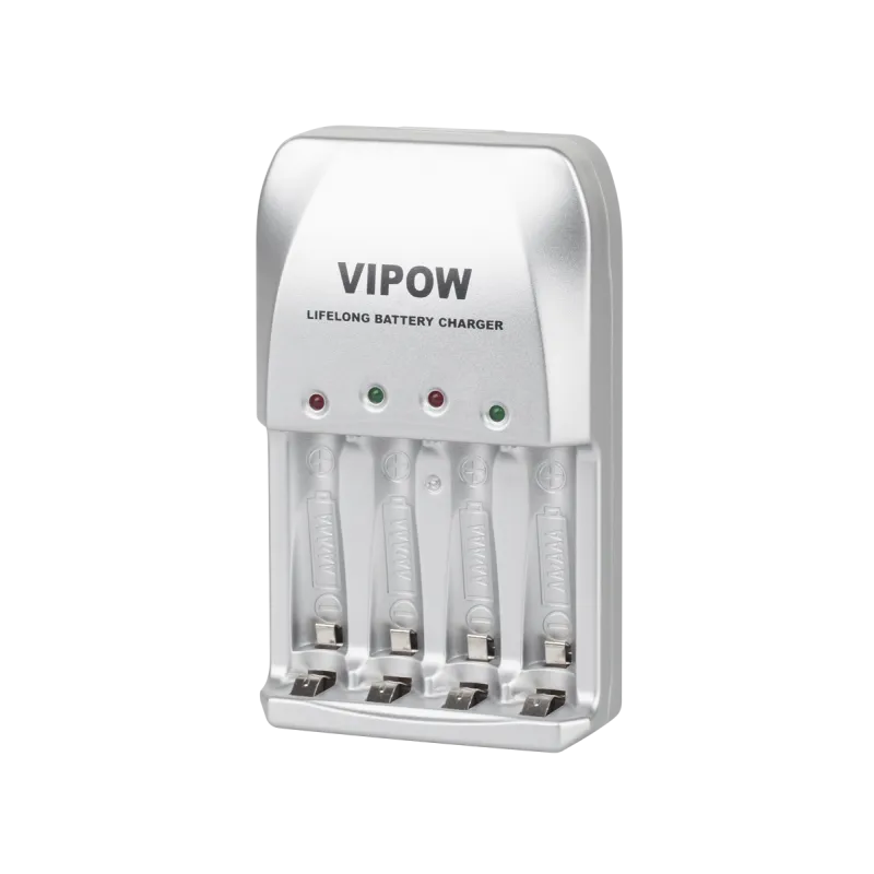 Ładowarka do akumulatorków VIPOW LIFELONG PSC001 4xAA 4xAAA Ładowarka do akumulatorków VIPOW LIFELONG PSC001 4xAA 4xAAA