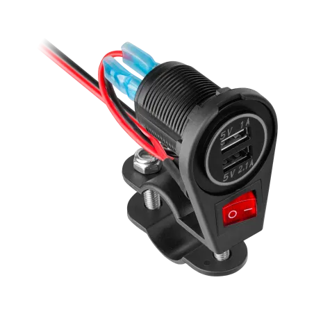 Ładowarka motocyklowa 2xUSB 3100 mA