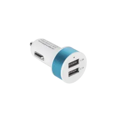 Ładowarka samochodowa 2xUSB 2100 mA mix kolor HQ