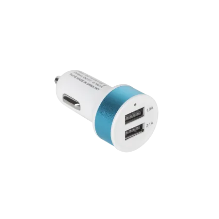 Ładowarka samochodowa 2xUSB 2100 mA mix kolor HQ