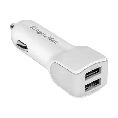Ładowarka samochodowa Kruger&Matz 2xUSB 3000 mA z funkcją Quick Charge 3.0