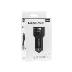Ładowarka samochodowa Kruger&Matz 2xUSB 4800mA z funkcją Quick Charge 3.0