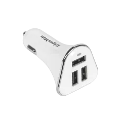 Ładowarka samochodowa Kruger&Matz 3xUSB 5200 mA biała
